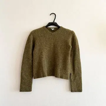 [ck 캘빈 클라인 진스] 긴팔 상의 니트 카키