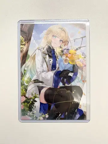 [ 선착순 ] 아이자와 에마 생일 기념 2023 금박 사인 포함 엽서