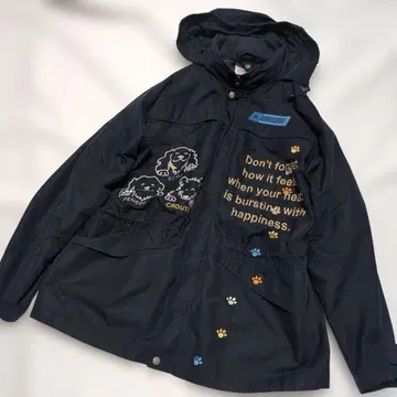 31 Rave De Femme 자켓 블루종 강아지 자수 점퍼