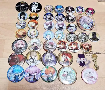 FGO 관련 캔뱃지 스트랩 묶음 판매