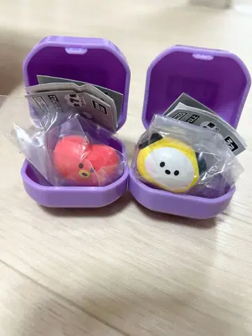 BT21 푹신푹신 링 가챠가챠 2개 세트