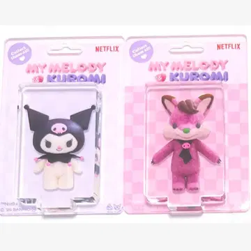 Netflix 블라인드 블리스터풍 아크릴 키체인 쿠로미 사사게