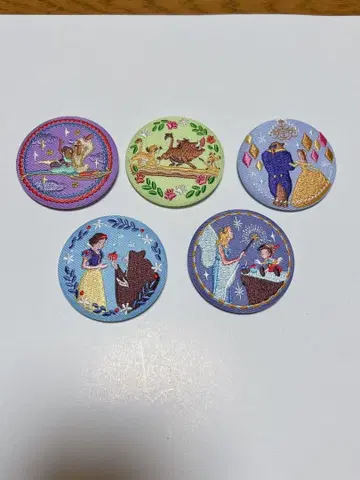 디즈니 자수 캔뱃지 1