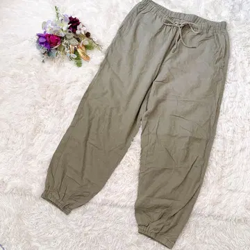 [ 어반 리서치 ] 올리브 그린 릴랙스핏 팬츠 전체 밴딩