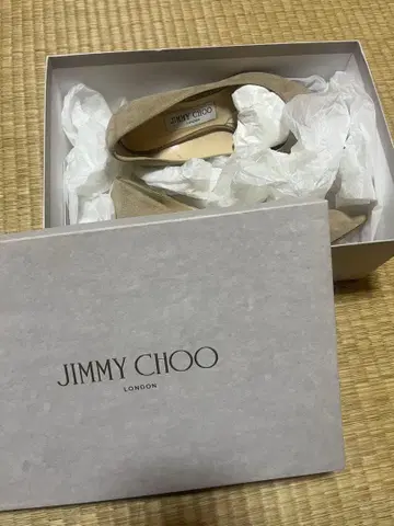 JIMMY CHOO 베이지 하이힐 펌프스 36.5