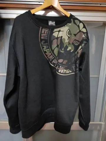 NJPW 신일본 프로레슬링 트레이닝복 5L 맨투맨