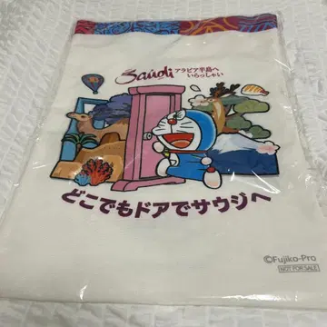 간사이 오사카 만박 2025 사우디아라비아관 도라에몽 콜라보 토트백