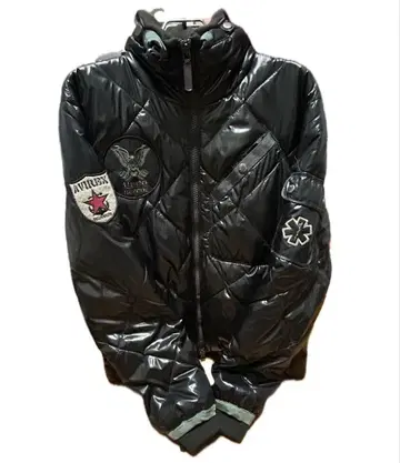 USCG AF-75 블랙 다운 자켓