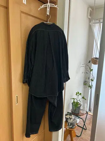 NARU 데님 셔츠 데님 팬츠