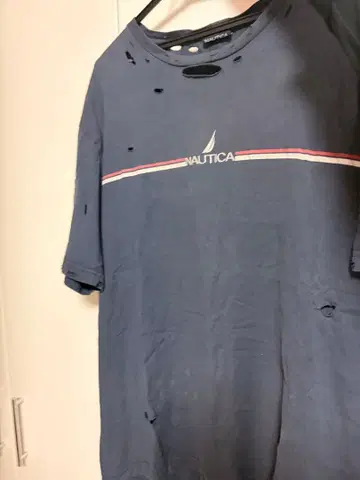 NAUTICA 네이비 T셔츠 리메이크