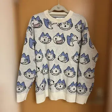 graniph 11마리 고양이 긴팔 스웨터 M 사이즈