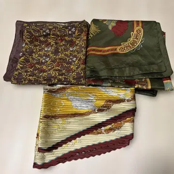 구제 의류 스카프 3개 세트