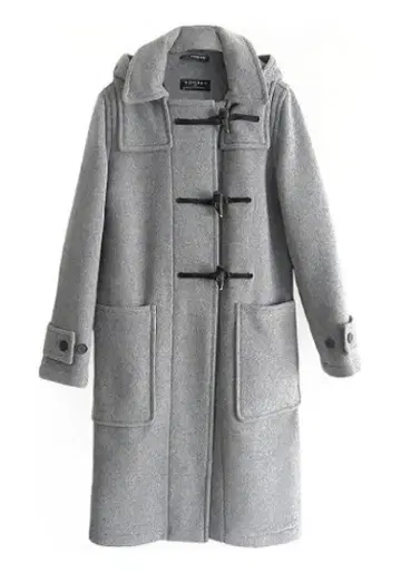 [ 미사용 ] GLOVERALL ELIZA 더플 코트 36 그레이