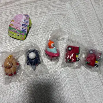 빙글빙글 턴! 풀백 호빵맨 6 가챠 새상품 미사용 5종