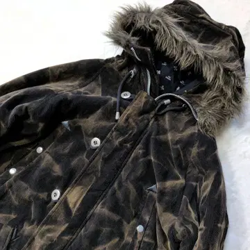 귀무라 퍼 자켓 y2k v계 시크 스타일 그런지 블리치