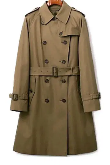 [ 미사용 ] MACKINTOSH LONDON 개버딘 트렌치코트 카키