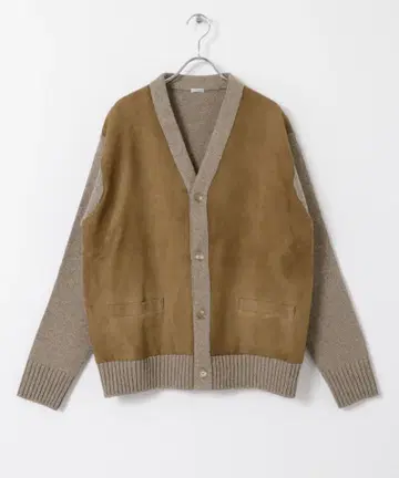 A PRESSE 캐시미어 스웨이드 C 가디건