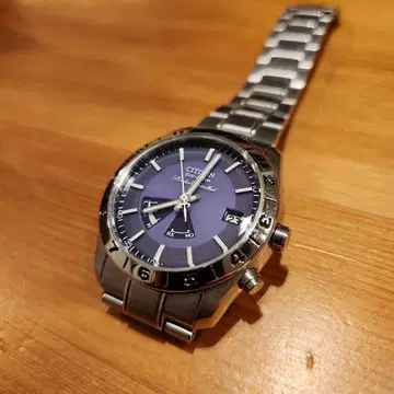 CITIZEN 에코 드라이브 손목시계 보라색