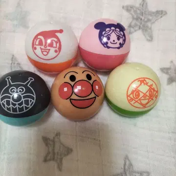 호빵맨 캐릭터 공 5개 세트