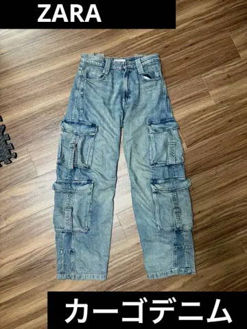 ZARA 카고 데님 팬츠 EUR 36