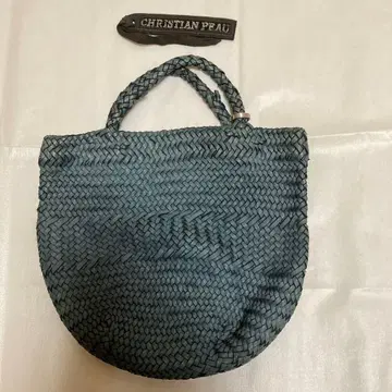 christian peau 크리스천포 가죽 메쉬 백 일본제