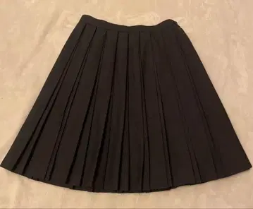 에네스베 플리츠 스커트 다크 그레이