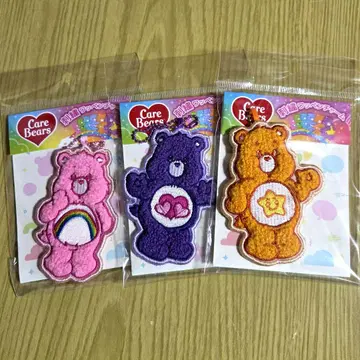 케어베어 자수 패치 3개 세트