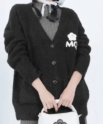 MARY QUANT 마리콴트 MQ 로고 가디건