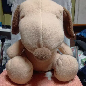 SNOOPY 슈퍼 라지 봉제 인형 복슬복슬 브라운 ver.
