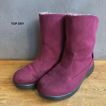 [ 새상품급 ] TOP DRY 탑 드라이 부츠 마젠타 스웨이드 고어텍스