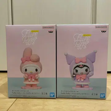 Fluffy Puffy 피규어 My Melody & Kuromi 세트