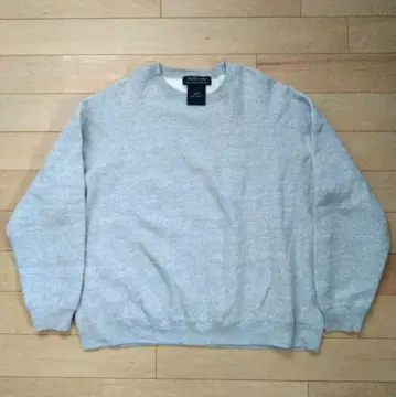 REMI RELIEF NAVY LABEL 기모 쭈리 크루 L