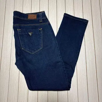 GUESS 로우라이즈 스키니 데님