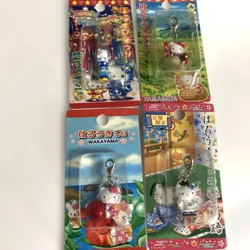 지역 한정 키티 가나가와, 야마가타, 와카야마, 교토 지퍼 마스코트 레어