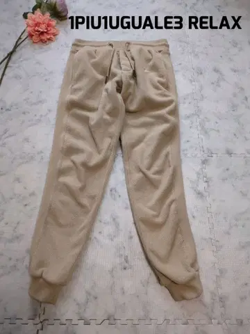 1PIU1UGUALE3 RELAX 플리스 니트 절개 맨투맨