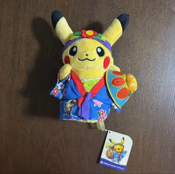 오키나와 피카츄 봉제 인형 포켓몬 카드