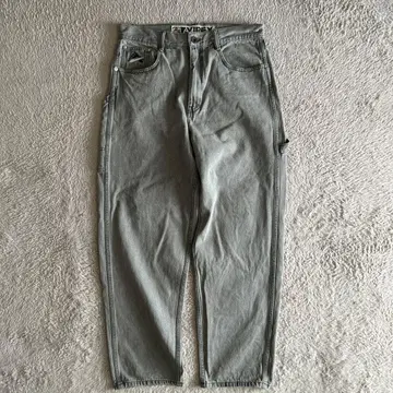 Avirex 페인터 팬츠 데님 바시티