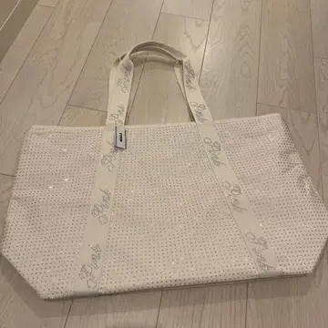 빅토리아 시크릿 핑크 스팽글 토트백