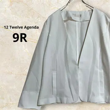 12 Twelve Agenda 노카라 자켓 화이트 9R