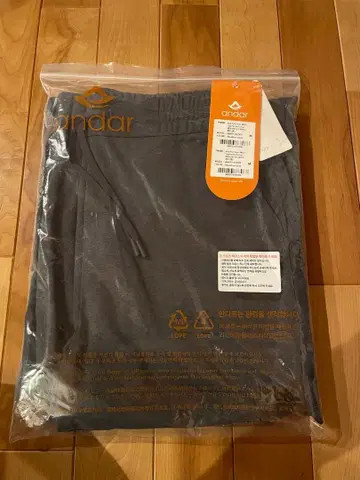 안다르 Airy Fin 속기모 와이드 팬츠