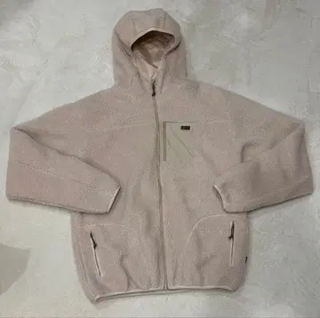 BILLABONG 플리스 자켓 후드 부착 크림색