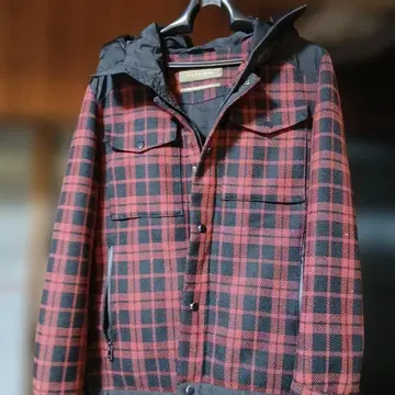 ZARA MAN 빨검 체크 자켓