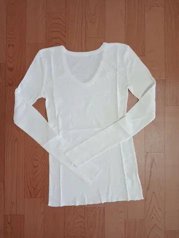 Whim Gazette V백산 골지 티셔츠