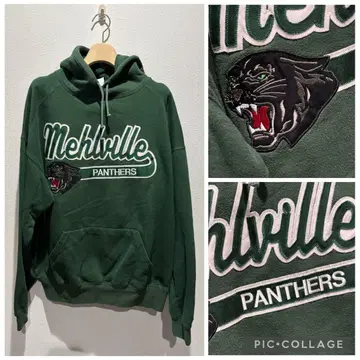 Badger PANTHERS 후드티 구제 의류 vintage