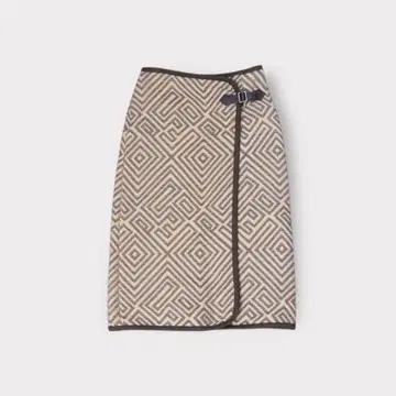 Steven Alan [ JACQUARD WRAP SKIRT ]