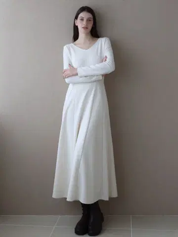 maison celon v silhouette dress