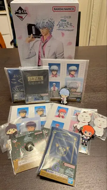 긴파치 선생님 제일복권 사카타 긴토키 만물상 세트