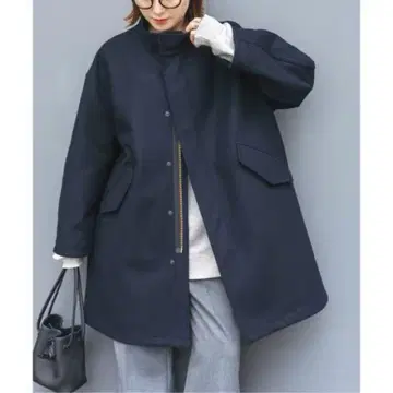 택 포함 새상품 Spick&Span 멜톤 M-65 필드 코트 울