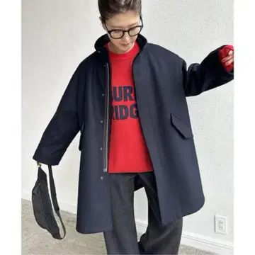 택 포함 새상품 Spick&Span 멜톤 M-65 필드 코트 울