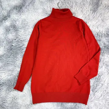 Provador [ S ] 터틀넥 니트 레드 얇은 소재 작은 사이즈